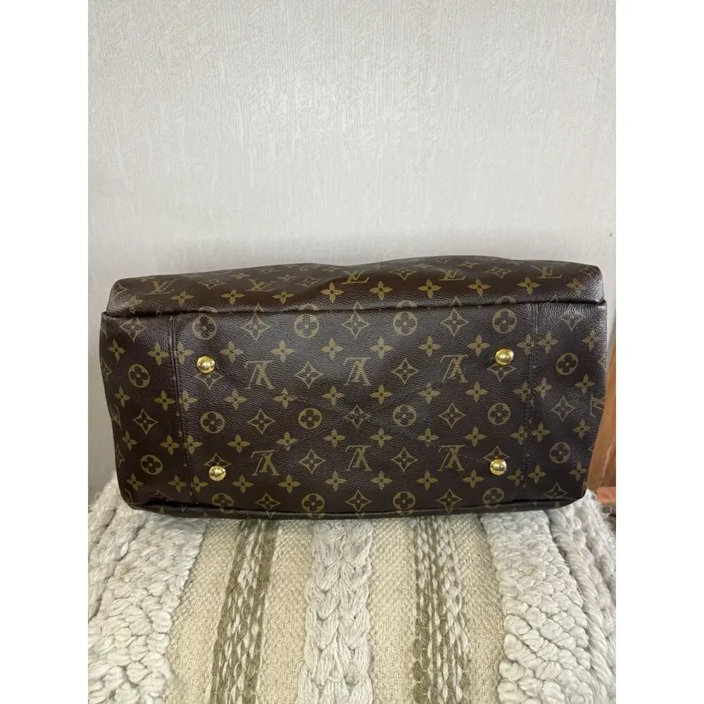 Louis Vuitton Artsy NV MM Monogram M44869 + LV Strap Box Dust Bag Receipt